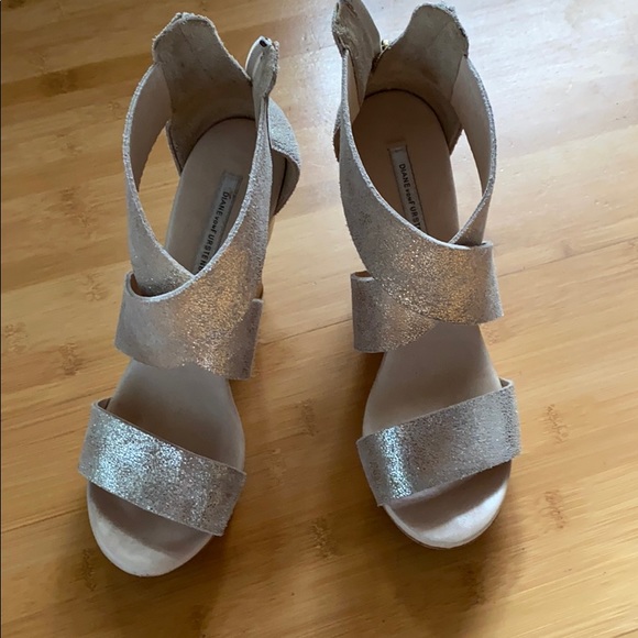 Diane von Furstenberg wedges. Dance party/ prom - Picture 4 of 5